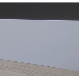 Rodapé de Poliestireno 20cm de Altura Branco Liso por Metro - Formix 3d - 6