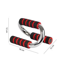 Suporte para Flexão, Apoio de Chão, Barra Treino, Ombro, Tríceps, Abdômen, Prancha, Academia - 7