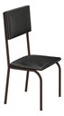 Ver imagem 2 de Kit 6 Cadeiras Ana Corino Preto Tubo Marrom Cafe