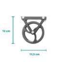 Ver imagem 3 de Roldana Decorativa Para Pendente -Toque 3D:Cinza