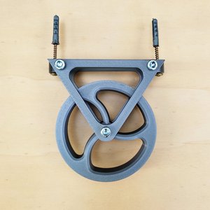 Roldana Decorativa Para Pendente -Toque 3D:Cinza