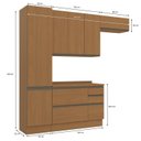 Ver imagem 4 de Cozinha Modulada Compacta 4 Peças com Paneleiro Maxxi