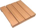 Ver imagem 1 de Deck de Madeira Modular 30x30 Cm Réguas 7 Cm Neonx com Pintura:osmocolor Castanheira S Tr
