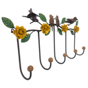 Ver imagem 5 de Lindo Cabide Artesanal com Pássaros e Rosas de Ferro Decorativo Libertas Rosas Artesanato Rosa Mini 