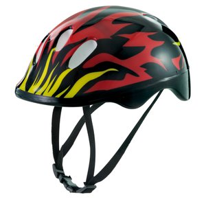 Capacete Chamas Zippy Toys:vermelho
