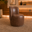 Ver imagem 3 de Poltrona Decorativa Bia Orgânica Corino Modena Recepção Sala Estar Quarto