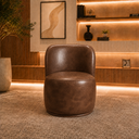 Ver imagem 2 de Poltrona Decorativa Bia Orgânica Corino Modena Recepção Sala Estar Quarto