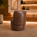 Ver imagem 5 de Poltrona Decorativa Bia Orgânica Corino Modena Recepção Sala Estar Quarto