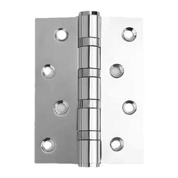 Dobradiças Polidas C-reto Inox com Rolamento 4x3 - 1