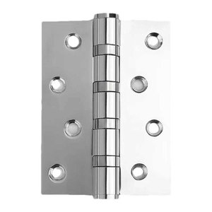 Dobradiças Polidas C-reto Inox com Rolamento 4x3