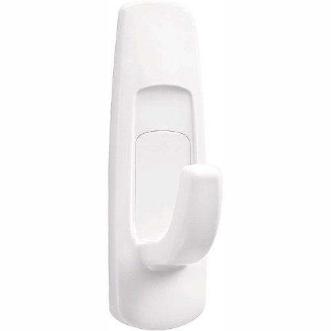 Gancho Adesivo Command Branco Grande 1 Unidade - H0001818105 - 3m Gancho Gde C/ades.command C/2tiras