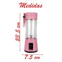 Ver imagem 2 de Mini Liquidificador Portátil Recarregável Usb 4 Lâminas 380