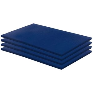 Kit 4 Colchonetes Ginástica 90x40x3 D28 Azul RG Colchões