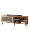 Ver mais imagens de Rack com Painel para Tv até 70 Polegadas com 1 Porta Espresso Móveis