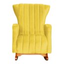 Ver imagem 4 de Kit 02 Poltronas Balanço Melinda Suede