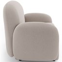 Ver imagem 7 de Kit 02 Poltronas Decorativa Orgânica para Sala Living Morelo M05 Bouclê Bege Claro - Lyam Decor