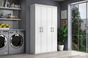 Ver imagem 1 de Armário Multiuso 04 Portas 102x182cm - Branco Aramóveis