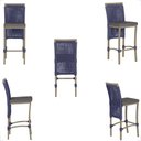Ver imagem 5 de Mesa Bistro e 4 Banquetas Roma Fendi Corda Náutica 11 Trama Original