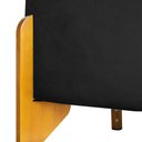 Ver imagem 2 de Puff Banqueta Catar Luxo Decorativo - Suede Preto