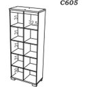 Ver imagem 3 de Estante para Livros com Prateleiras Torre C605 Dalla Costa