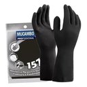 Ver imagem 2 de Luva de Látex Reforçada Preta Antiderrapante Pro 157 Mapa Ca 3890 Mucambo (10 Pares)