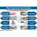Ver imagem 3 de Pillow Top Colchão Casal Hr Gel (138x188) - Ortobom
