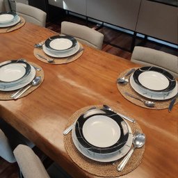 Prato Porcelana Germer Fundo Preto Redondo 23cm Nero com Estampa Mármore - 3