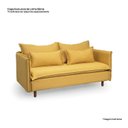 Ver imagem 4 de Capas Sofá Sôma 2 Lugares CabeCasa MadeiraOriginals Amarelo/Mostarda