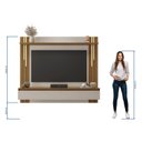 Ver imagem 6 de Painel Ripado para TV até 65 Polegadas com LED 180CMX160,8cm Cascata Nt 1345 . Marrom