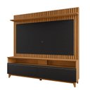 Ver mais imagens de Estante Ripado para TV até 65 Polegadas 183CMX188,5cm Detalhe da Nt 1340 Marrom
