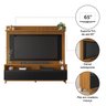 Estante para TV até 65 Polegadas com Detalhe Ripado da NT 1340 - 10