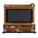 Ver imagem 5 de Estante Ripado para TV até 65 Polegadas 183CMX188,5cm Detalhe da Nt 1340 Marrom