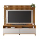 Ver imagem 5 de Estante Ripado para TV até 65 Polegadas 183CMX188,5cm Detalhe da Nt 1340 Marrom