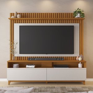 Estante para TV até 65 Polegadas com Detalhe Ripado da NT 1340