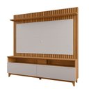 Ver imagem 3 de Estante Ripado para TV até 65 Polegadas 183CMX188,5cm Detalhe da Nt 1340 Marrom
