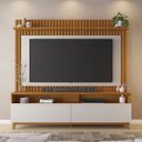 Ver imagem 3 de Estante para TV e Home Theater Ripado para TV até 65 Polegadas 183cmx188,5cm Detalhe da Nt 1340
