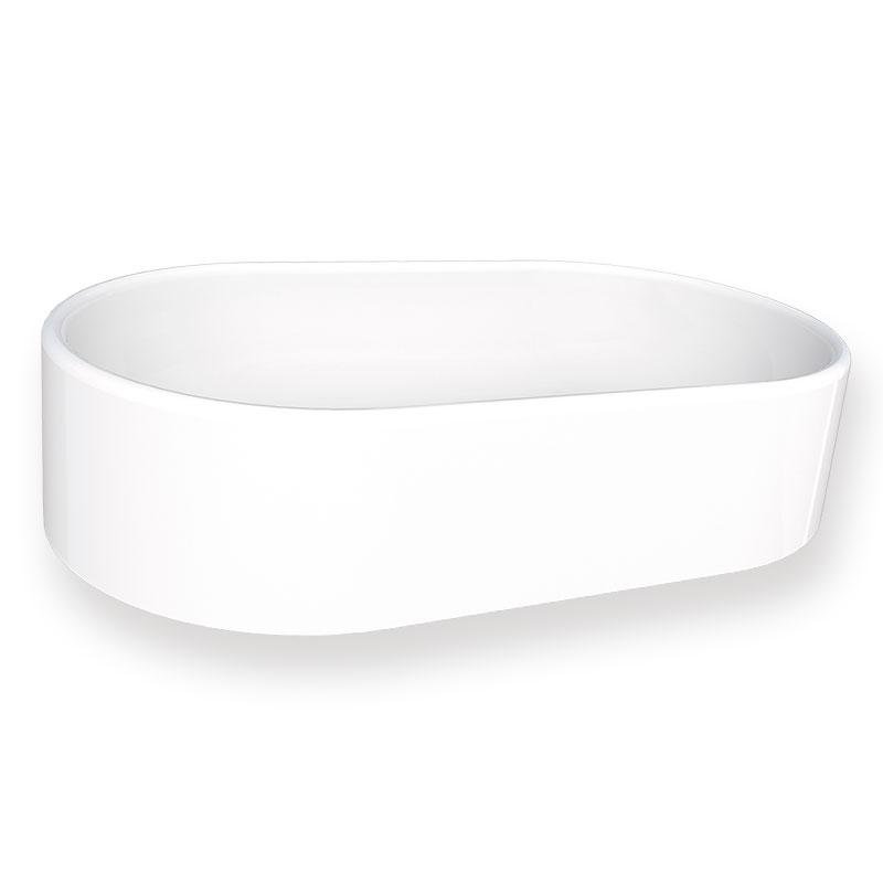 Cuba Para Banheiro Oval 43x25 Mármore Sintético Nimbus Cozimax