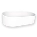 Ver imagem 2 de Cuba Para Banheiro Oval 43x25 Mármore Sintético Nimbus Cozimax Branco