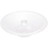 5 Boleiras com Pé Prato Porta Bolo 31cm Cristal Pearl Bolos Doces e Tortas Wolff - 4