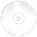 Ver imagem 5 de 5 Boleiras com Pé Prato Porta Bolo 31cm Cristal Pearl Bolos Doces e Tortas Wolff
