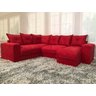 Sofá Canto Vermelho 608 Áustria - 1