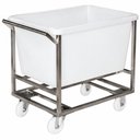 Ver imagem 1 de Carro Cuba Plástica 180 Litros |Evolução Inox Ccp-180L