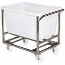 Ver imagem 2 de Carro Cuba Plástica 180 Litros |Evolução Inox Ccp-180L