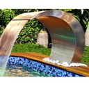 Ver imagem 2 de Cascata para Piscina Victória Pratic Jr em Aço Inox 316 Escovado - Sodramar