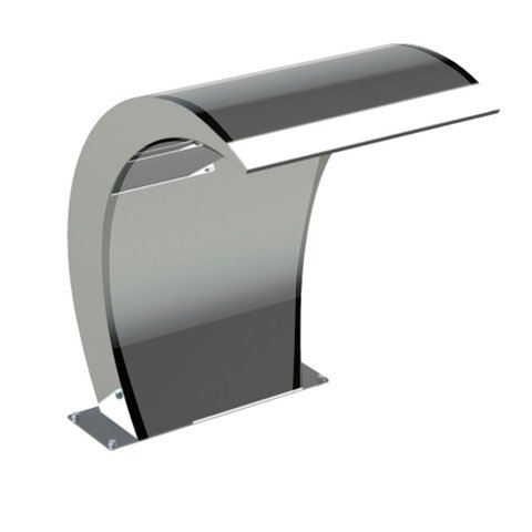 Cascata para Piscina Victória Pratic Jr em Aço Inox 316 Escovado - Sodramar