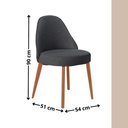 Ver imagem 3 de Sala de Jantar Mesa Florida 220cm Tampo Laqueado com Vidro e 8 Cadeiras Suiça