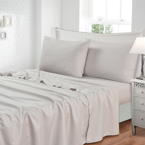 Jogo de Lençol Casal Jolitex 4 Peças 300 Fios 1,38x1,88x30cm - Fendi