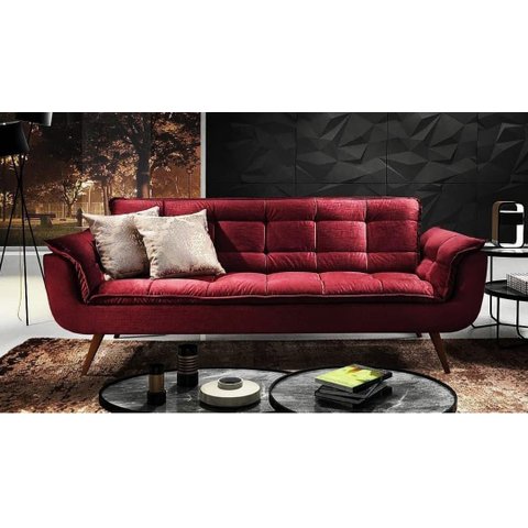 Poltrona Namoradeira 3 Lugares -marsala