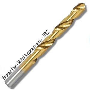 Brocas Metal Autocentrante Aço Rápido Med. 4,9 X 86mm