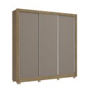 Ver imagem 2 de Guarda Roupa Casal 3 Portas de Correr com 2 Gavetas e Pés 223cm Cb03m570 Kappesberg